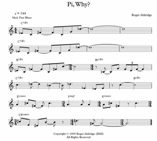 Pi, Why? composed by Roger Aldridge